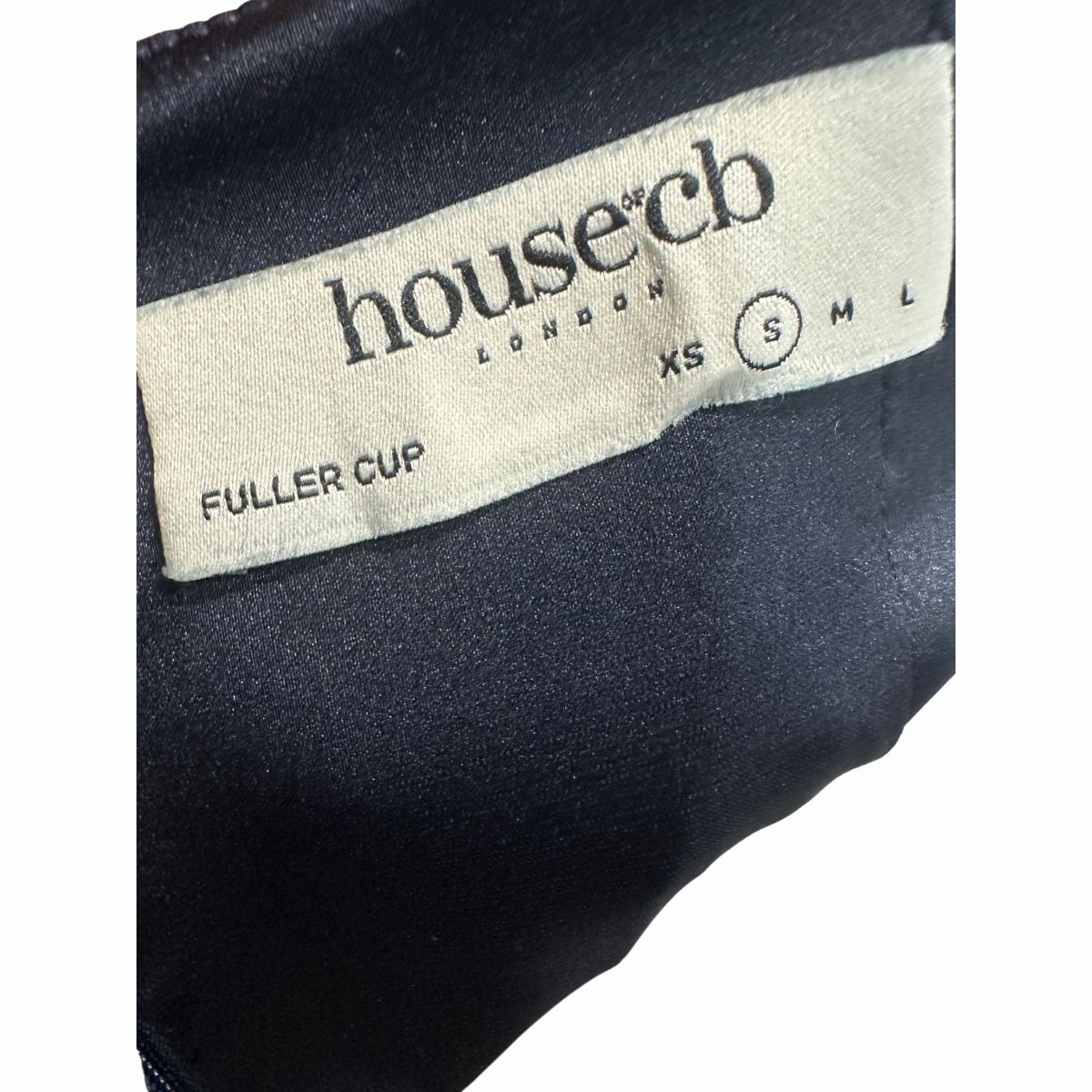 House of CB Paloma Plunge Neck Sleeveless Midi Dress Parisian Night