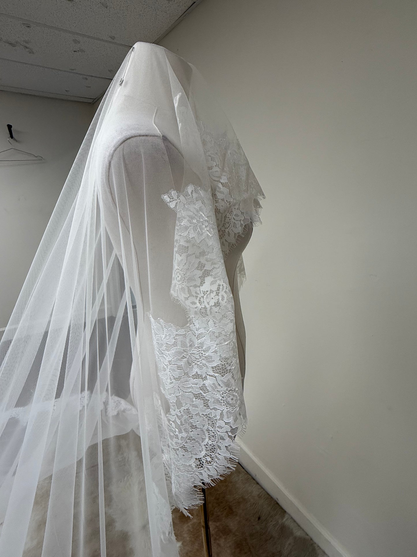 Rosa Clará Dream Lace Sleeveless Bodice Wedding Gown White