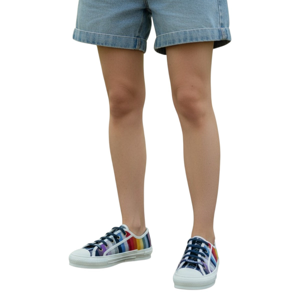 Christian Dior Multicolor Canvas Walk'N'Dior Sneakers