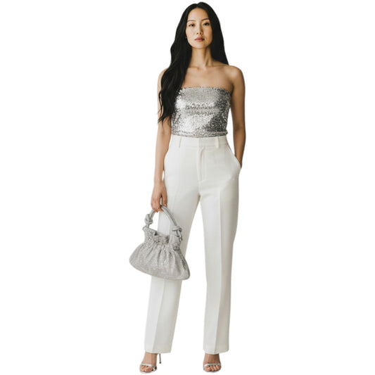 Cult Gaia Rhinestone Accent Bara Shoulder Bag