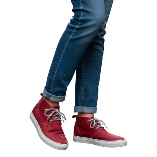 Del Toro Suede Lace Up High Top Sneakers