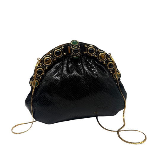 Finesse La Model Leather Convertible Clutch/Shoulder Bag