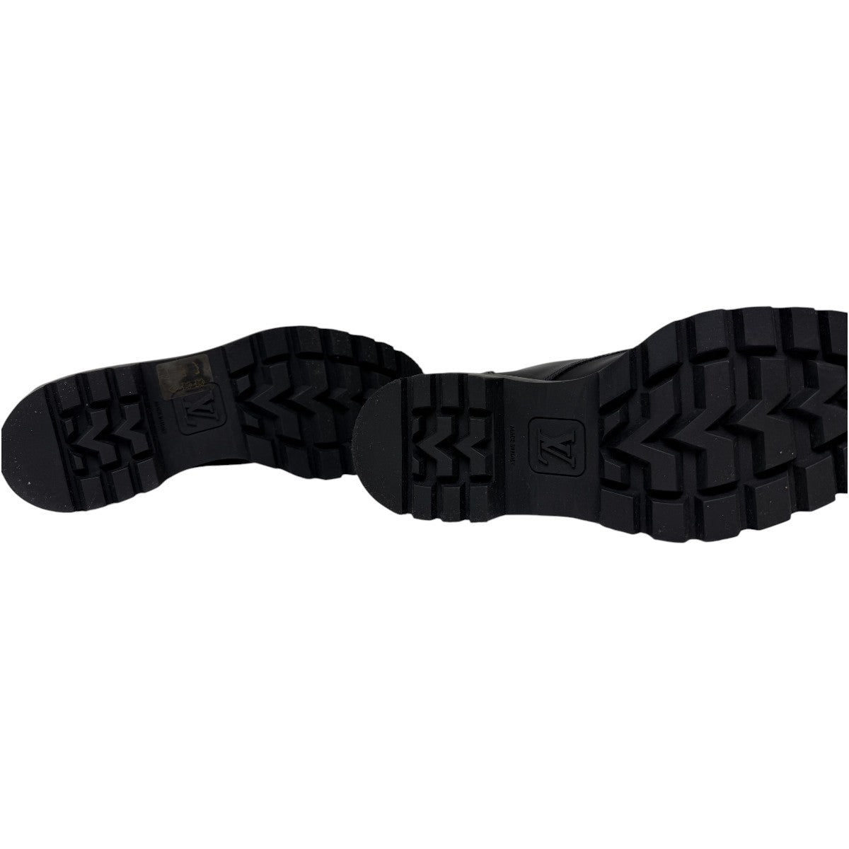 Louis Vuitton Black Calfskin Logo Embossed Territory Ranger Boots (NWB)