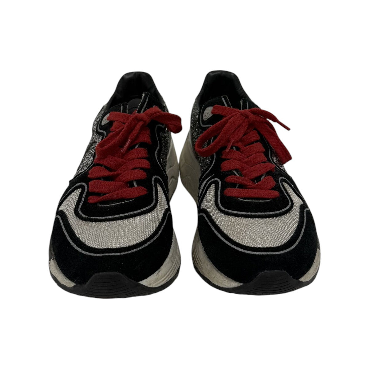 Golden Goose Multicolor Running Sole Mixed-Media Lace-up Sneakers