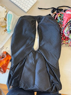Beach Riot black halter one piece