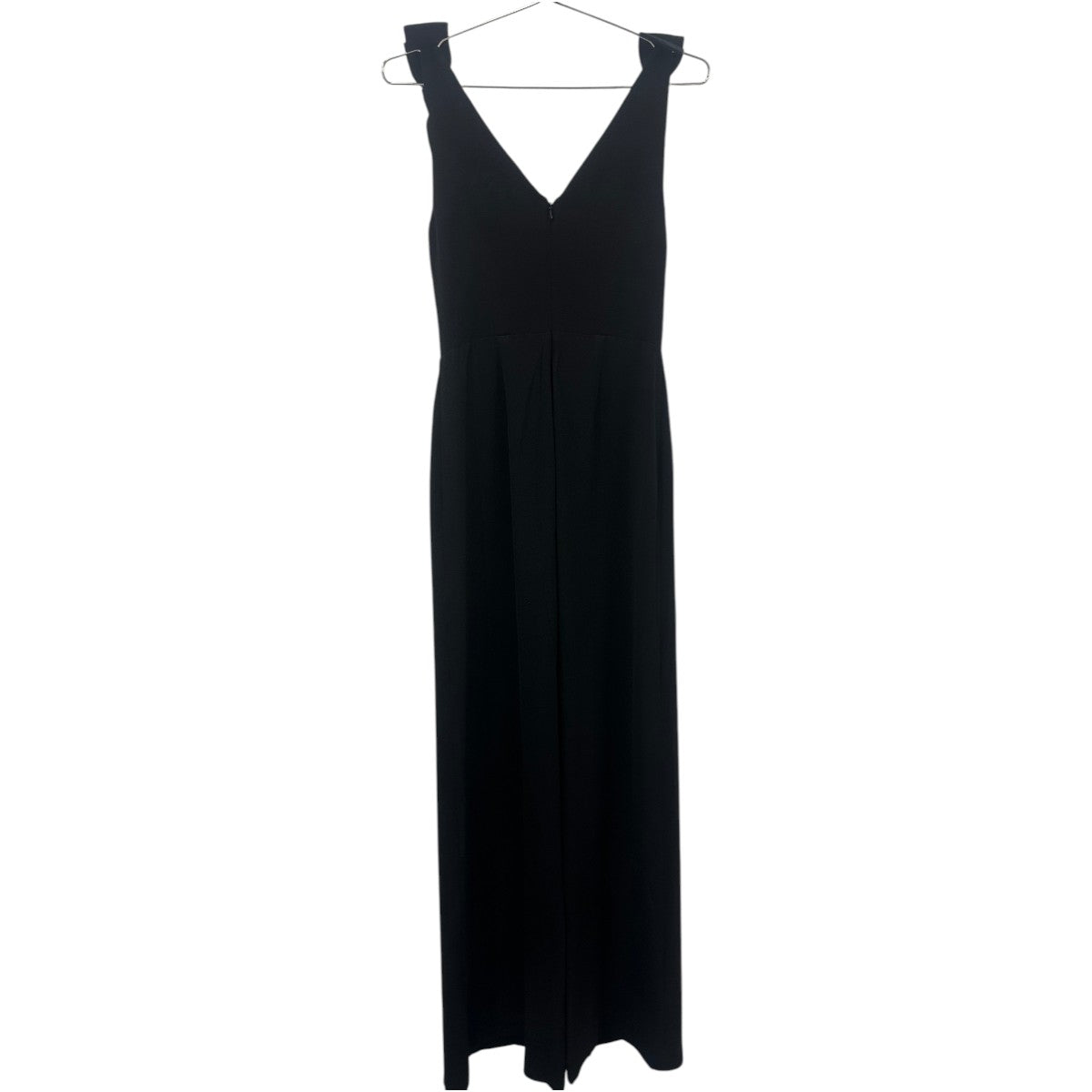 Zimmermann Black Crepe Espionage Bow Plunging V-Neck Creep Dress Women's