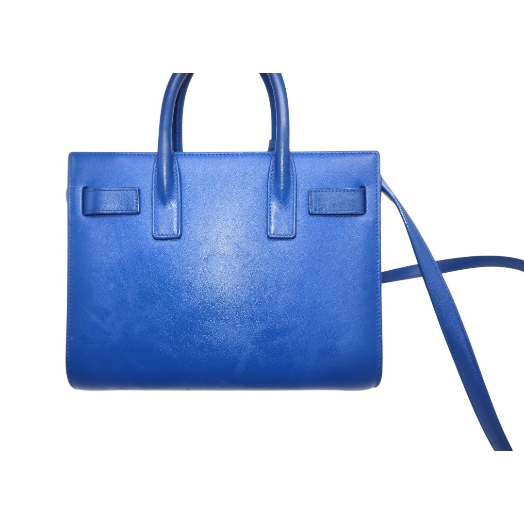 Saint Laurent Leather Sac De Jour Tote Bag