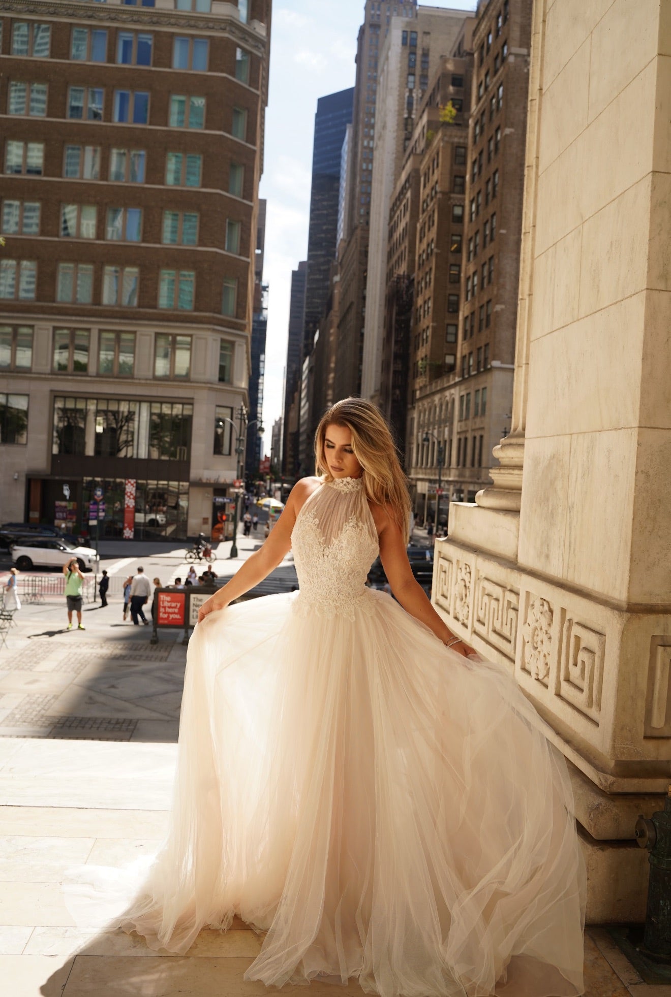 Donatela by Rosa Clará Off White Sheer Lace Bodice Wedding Dress Gown Size 12
