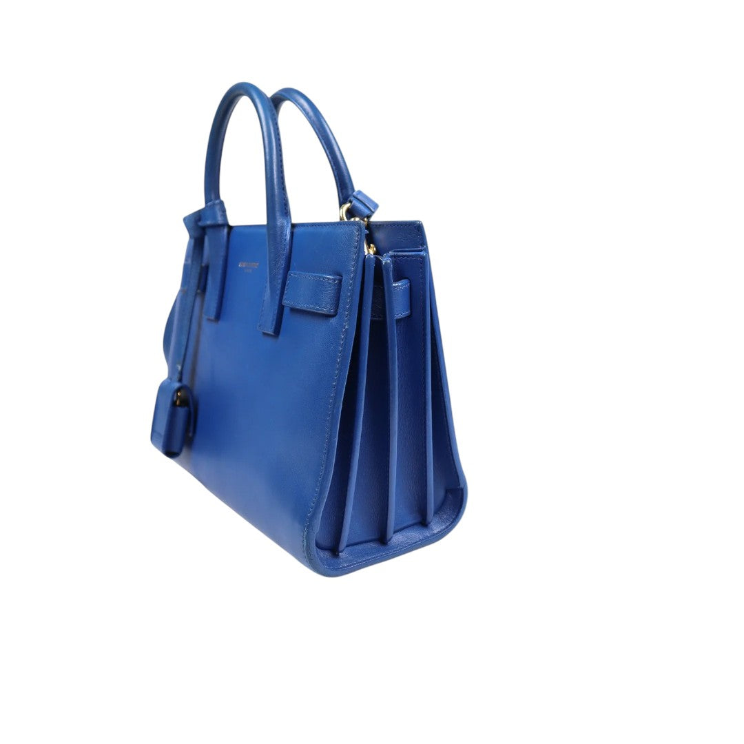 Saint Laurent Leather Sac De Jour Tote Bag