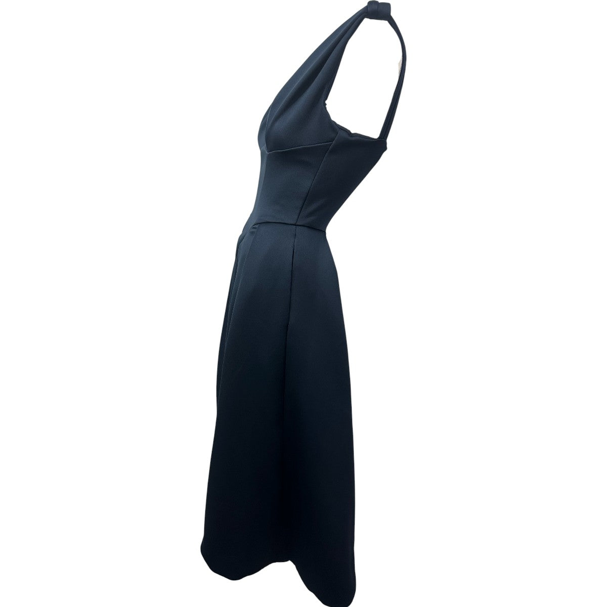 House of CB Parisian Night Paloma Plunge Neck Sleeveless Midi Dress