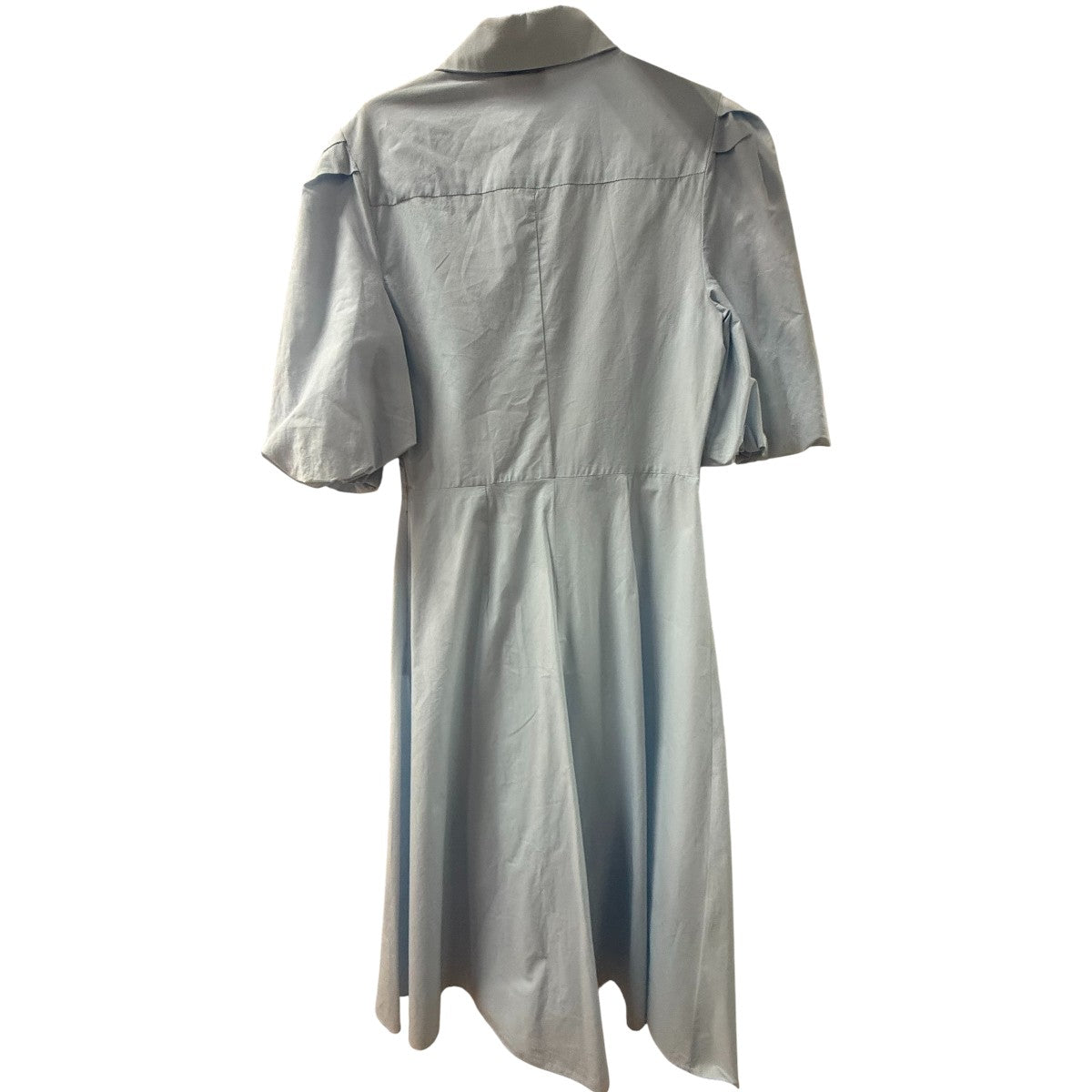 Bardot Blue Elegant Corset Cornflower Midi Shirt Dress