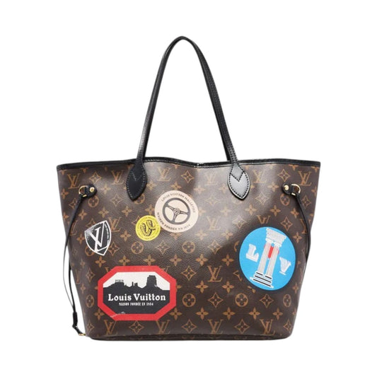 Louis Vuitton Monogram Canvas Neverfull World Tour MM Tote Bag Brown