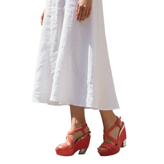 Miu Miu Suede Open Toe Strappy Slingback Platform Sandals