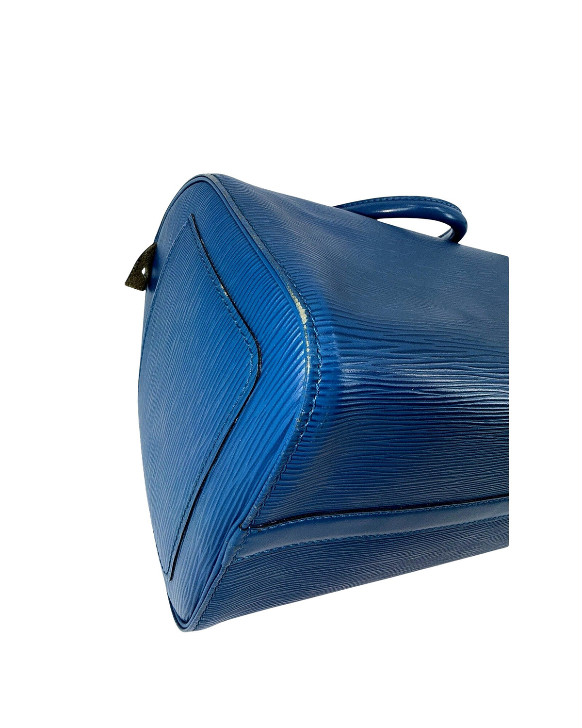 Louis Vuitton Epi Leather Speedy 30 Toledo Blue Top Handle Bag Vintage
