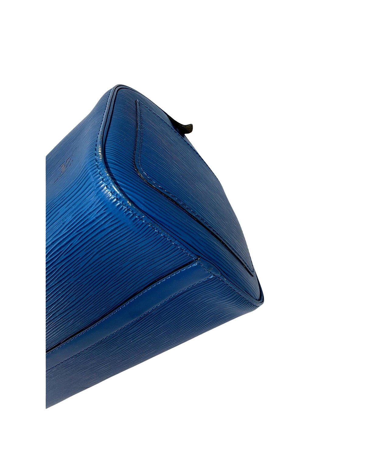 Louis Vuitton Epi Leather Speedy 30 Toledo Blue Top Handle Bag Vintage