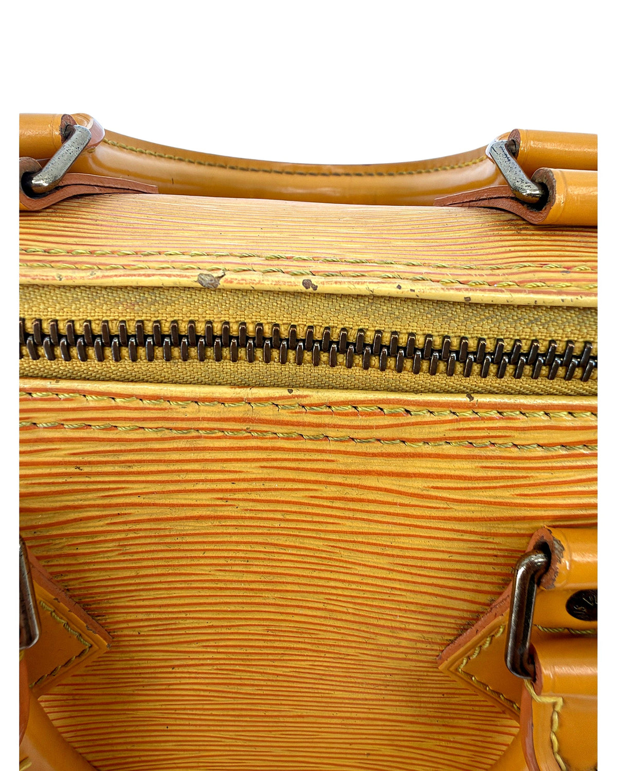 Louis Vuitton Epi Leather Speedy 25 Tassil Yellow Top Handle Bag Vintage