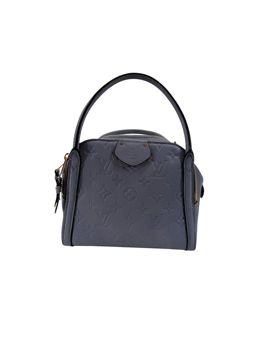 Louis Vuitton Marais BB Monogram Empreinte Light Blue Leather Top Handle Bag