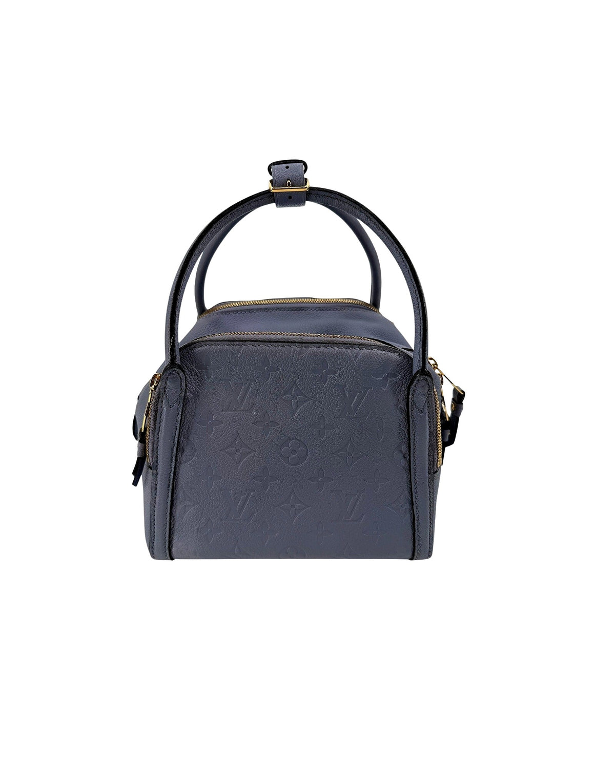 Louis Vuitton Marais BB Monogram Empreinte Light Blue Leather Top Handle Bag
