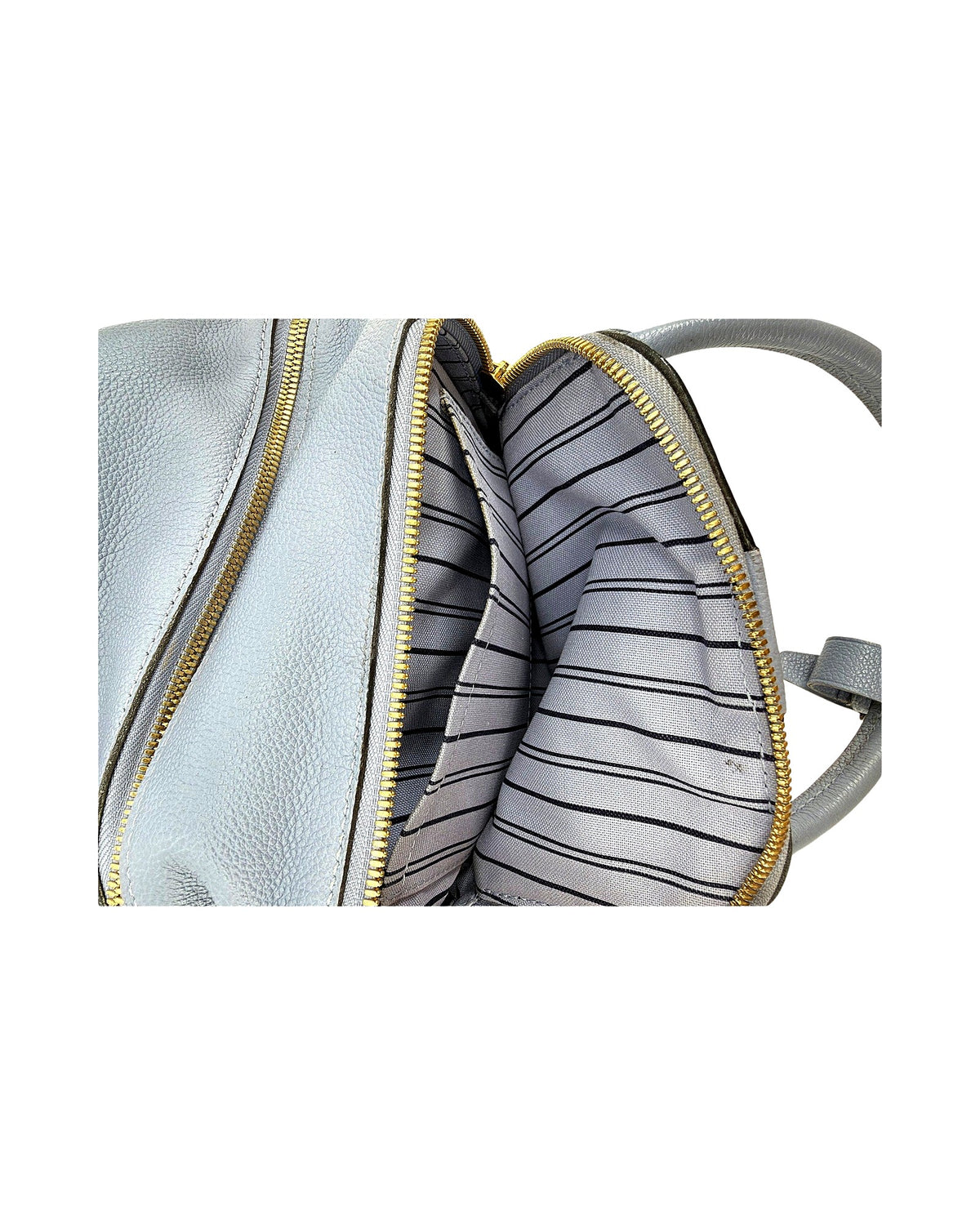 Louis Vuitton Marais BB Monogram Empreinte Light Blue Leather Top Handle Bag