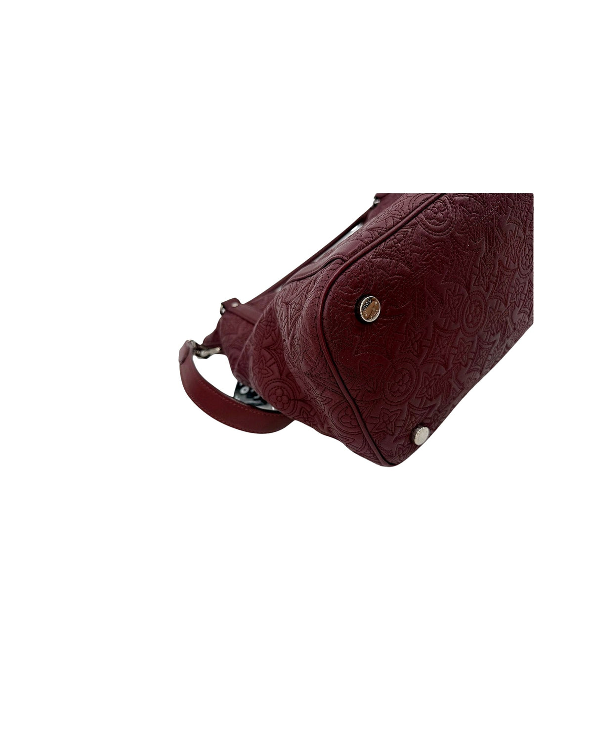 Louis Vuitton Antheia Ixia PM Bordeaux Monogram Lambskin Hobo Shoulder Bag