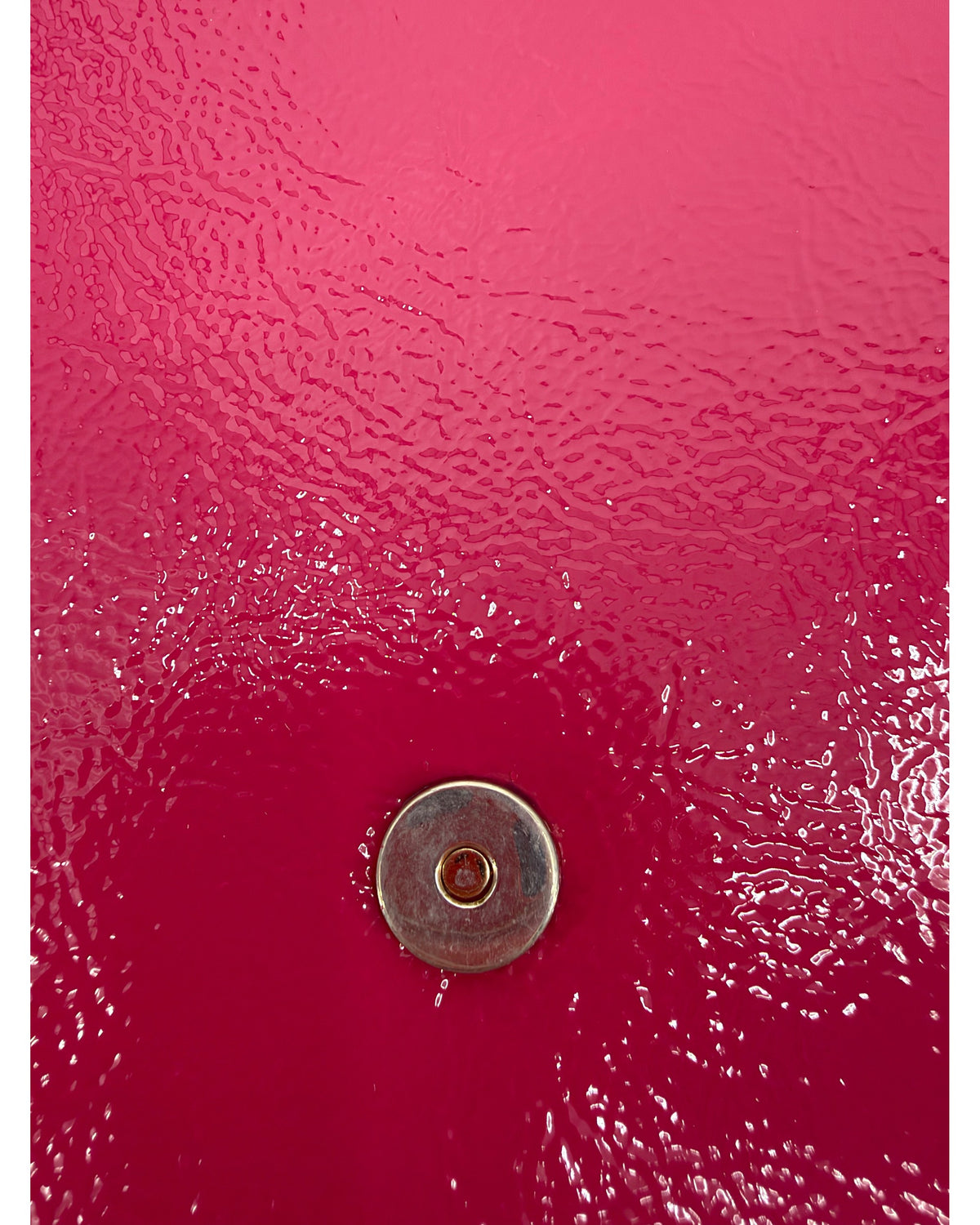 Saint Laurent Belle de Jour Fuchsia Patent Leather Flap Clutch LegitApp Tag