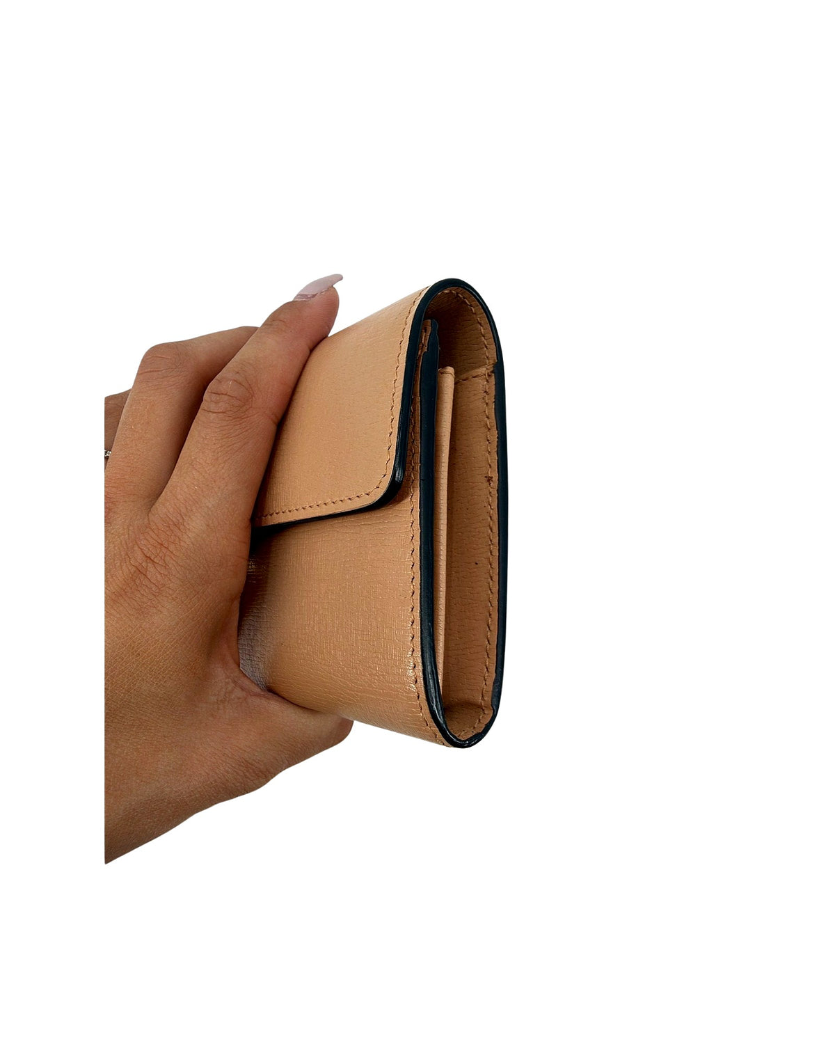 Gucci Interlocking G Continental Long Wallet Tan Beige Leather Gold GG 369663