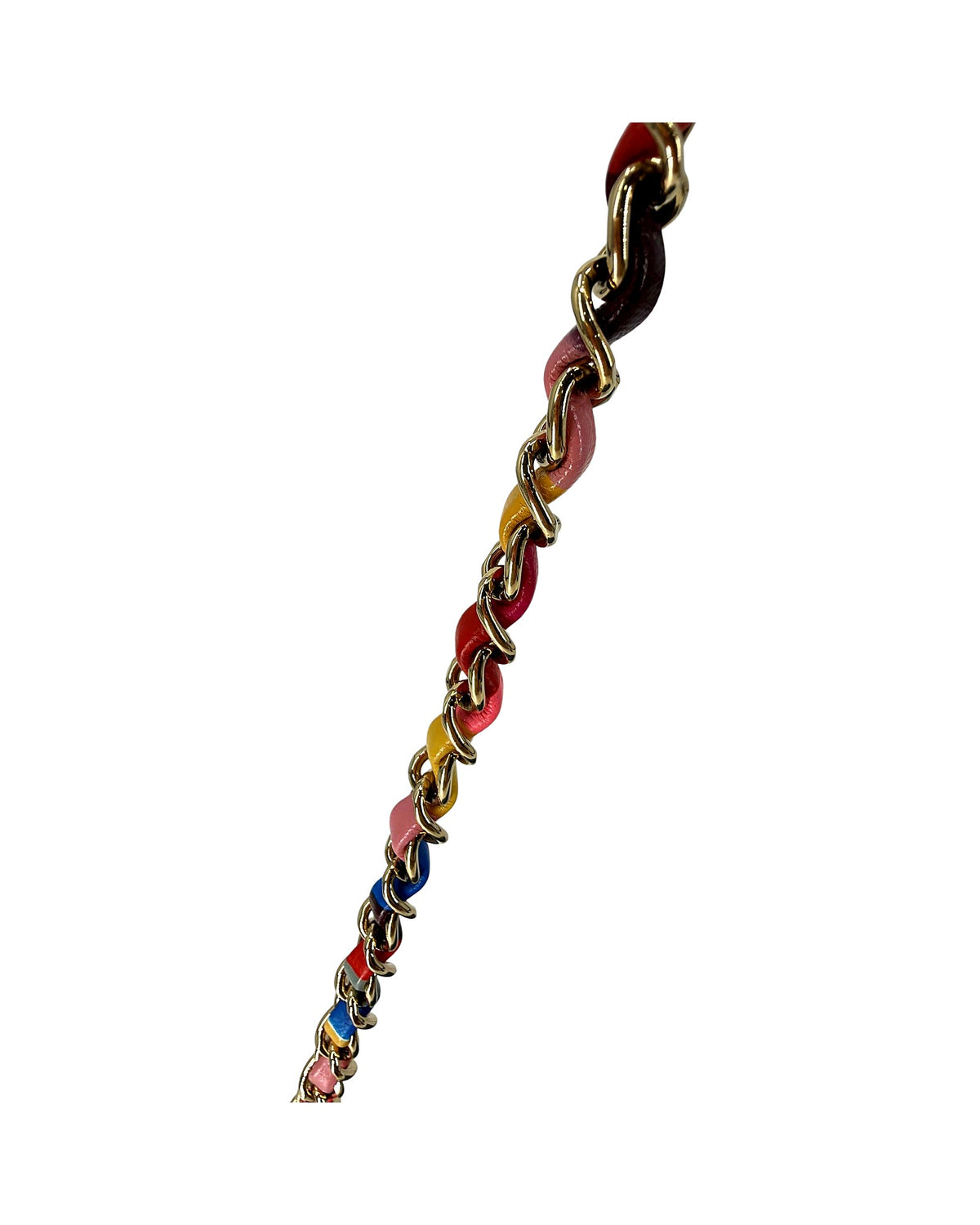 Chanel Paris-Cuba Thread Around Flap Bag Blue Caviar Chain Shoulder Bag Gold