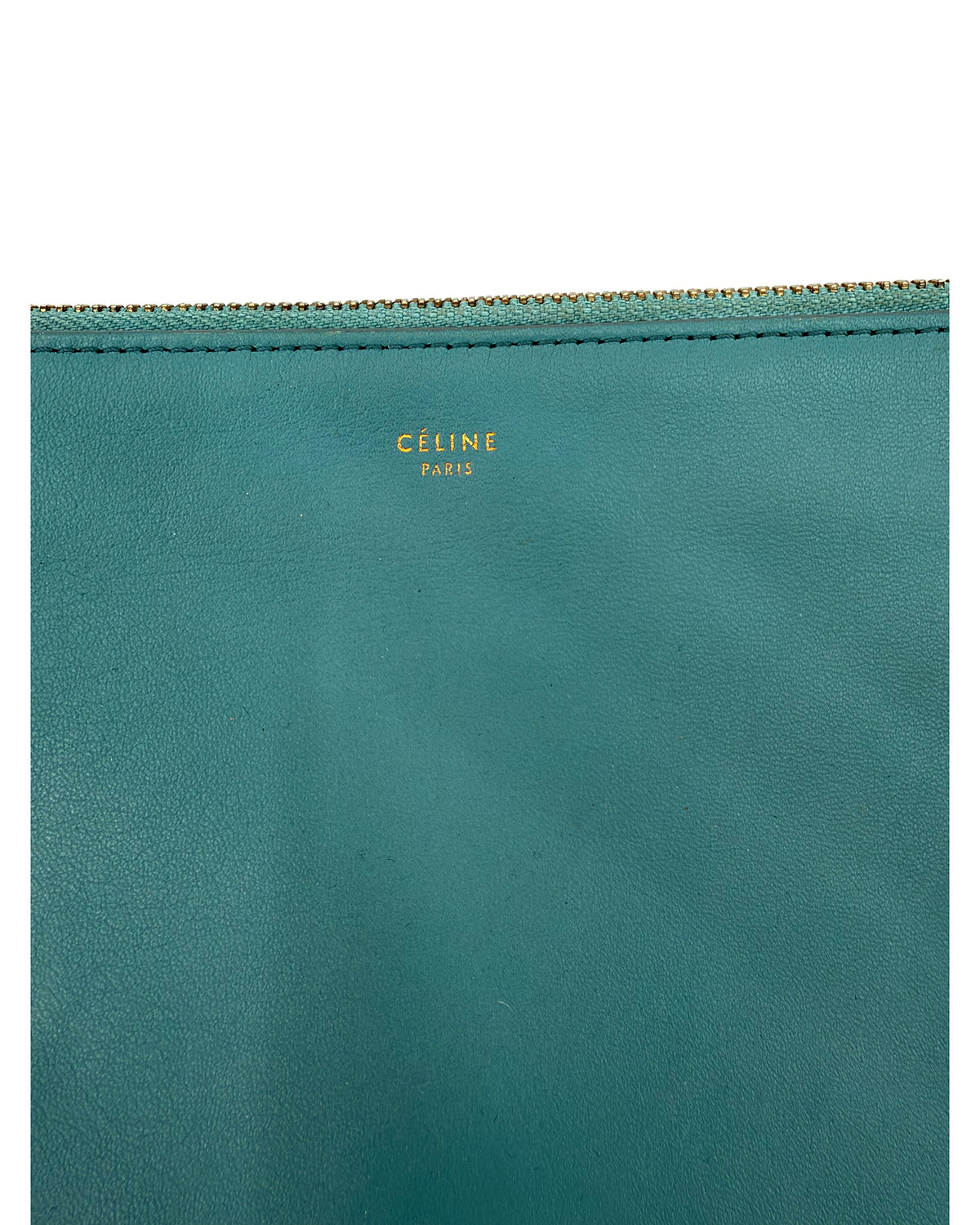 Celine Trio Bag Multicolor Teal Mustard Terracotta