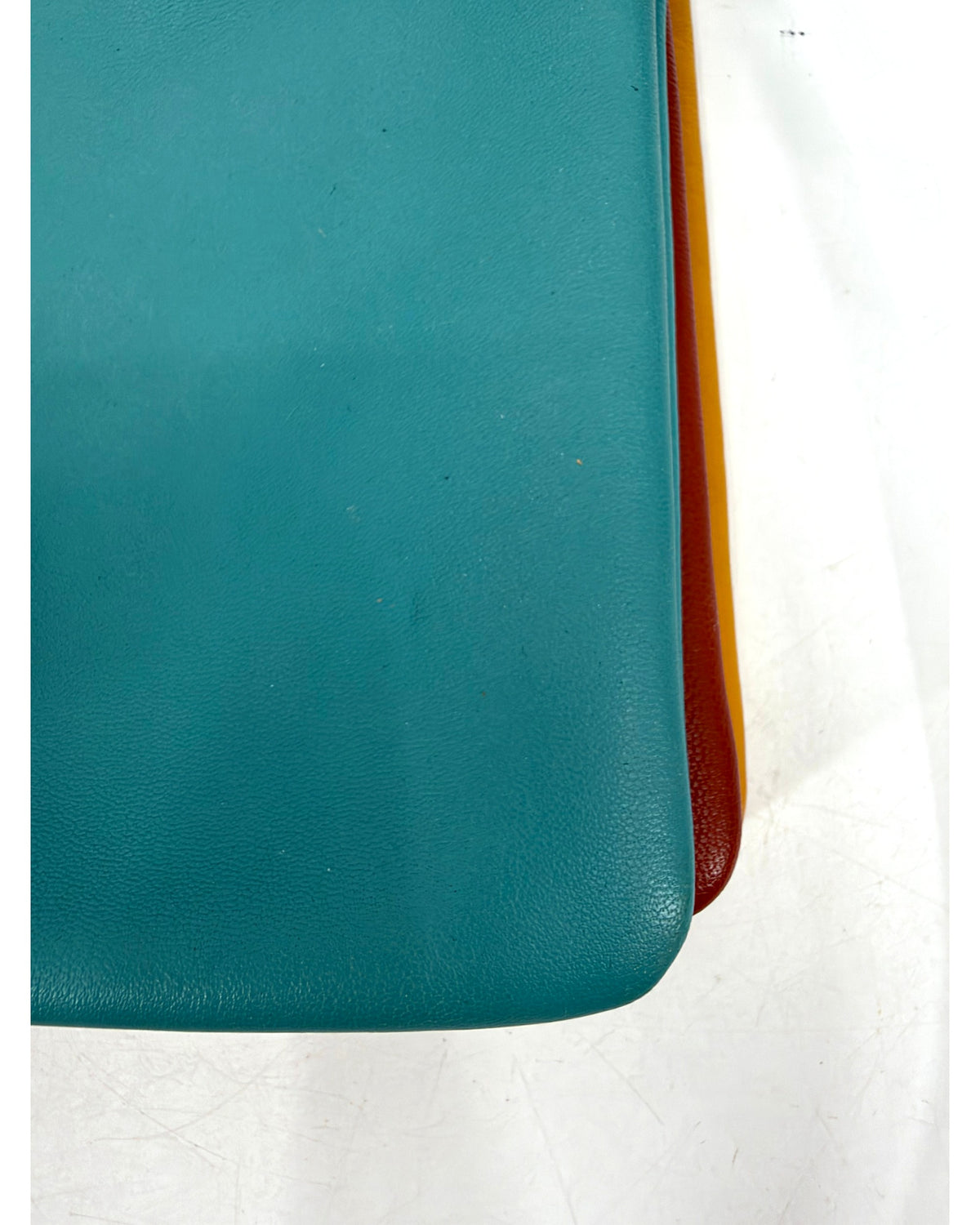 Celine Trio Bag Multicolor Teal Mustard Terracotta