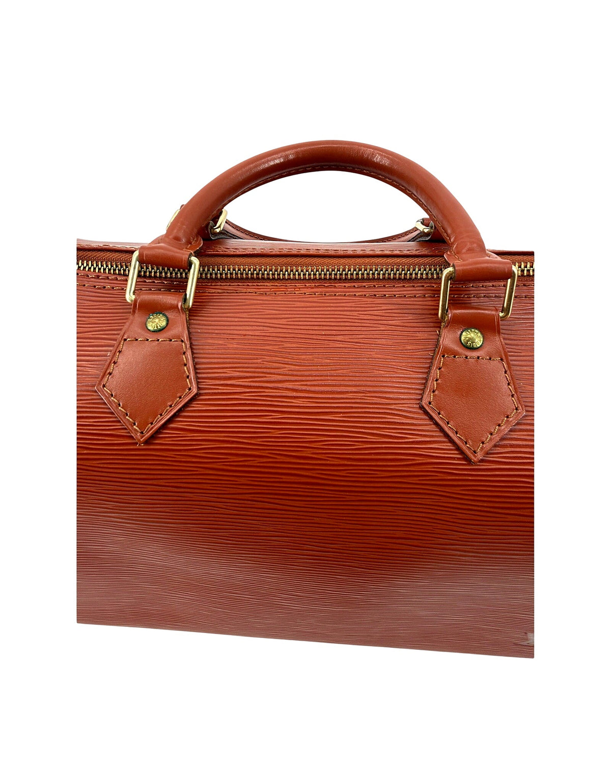 Louis Vuitton Epi Leather Speedy 30 Kenyan Fawn Brown Top Handle Bag Vintage