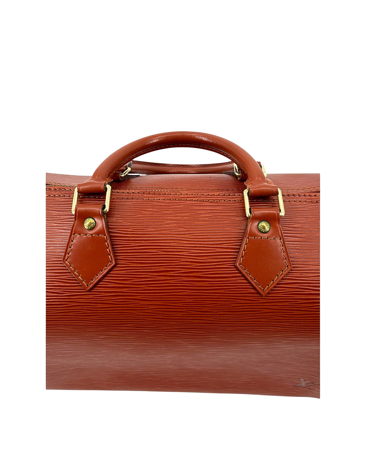 Louis Vuitton Epi Leather Speedy 30 Kenyan Fawn Brown Top Handle Bag Vintage