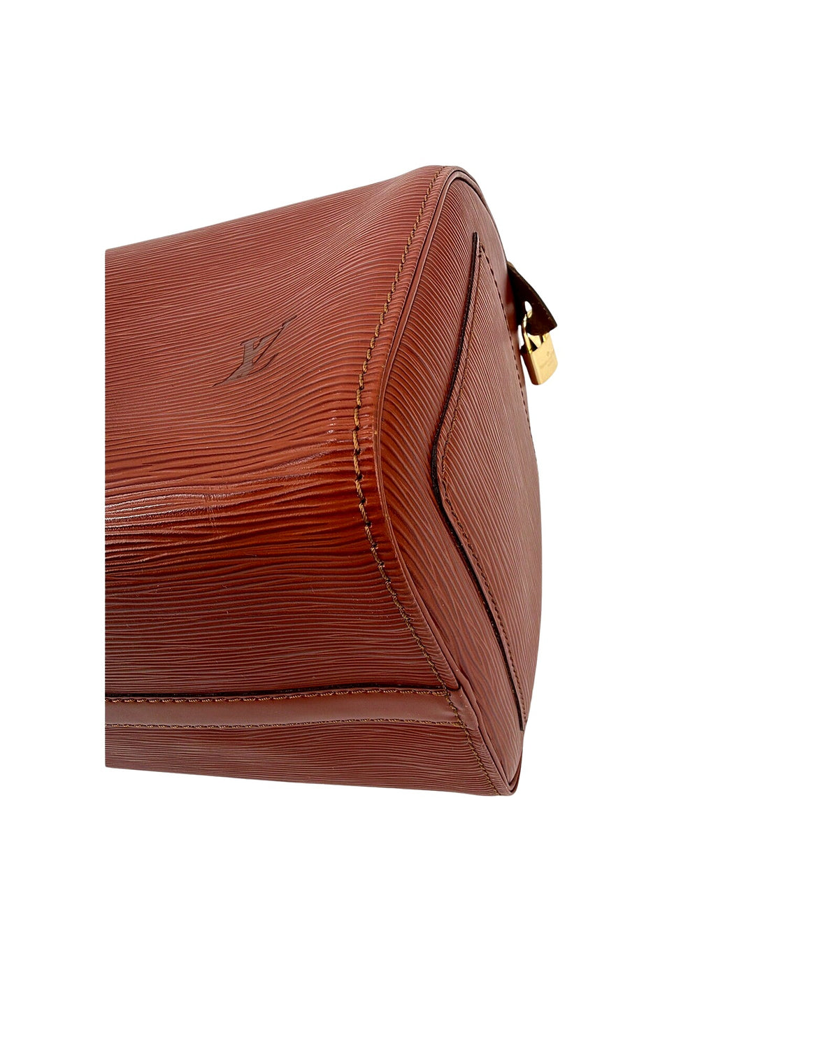 Louis Vuitton Epi Leather Speedy 30 Kenyan Fawn Brown Top Handle Bag Vintage