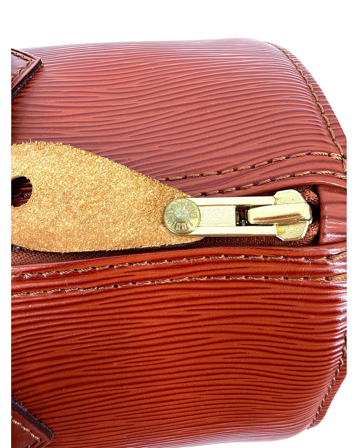 Louis Vuitton Epi Leather Speedy 30 Kenyan Fawn Brown Top Handle Bag Vintage