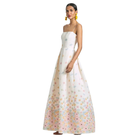 Sachin & Babi Bryce Floral Belted Midi Dress