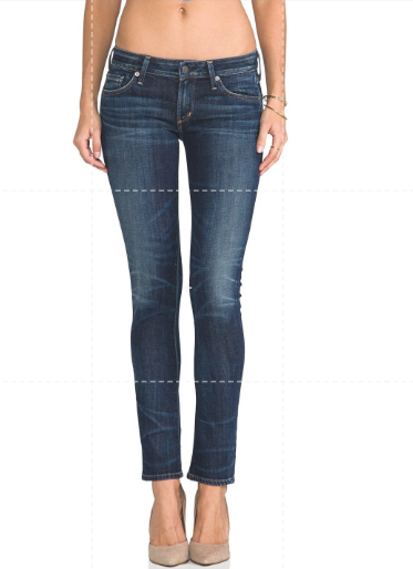 Citizens of Humanity Racer Low Rise Skinny Jeans Patina Blue Women's