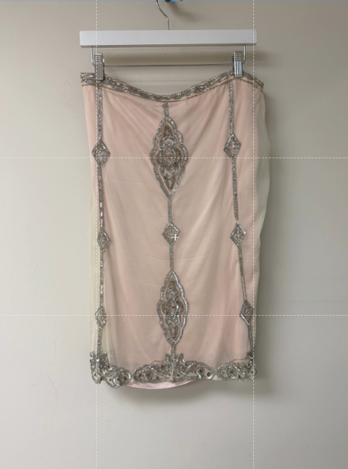 Pink Strapless Mini Dress