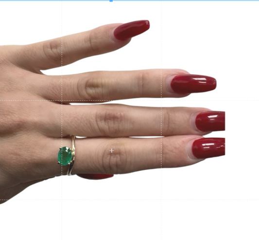 1.3 CTW Emerald Yellow Gold Solitaire Ring