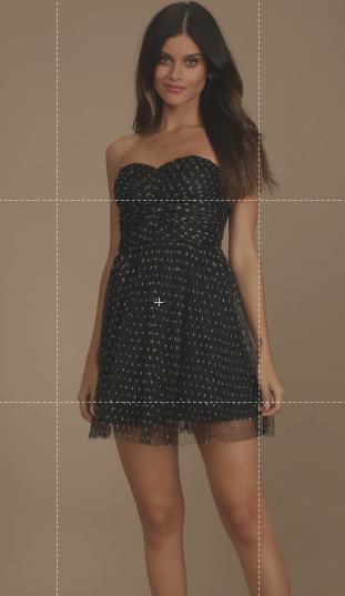 Maniju Maniju gold polka dot mini dress