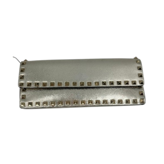 Valentino Garavani Metallic Leather Rockstud Bracelet Clutch Bag