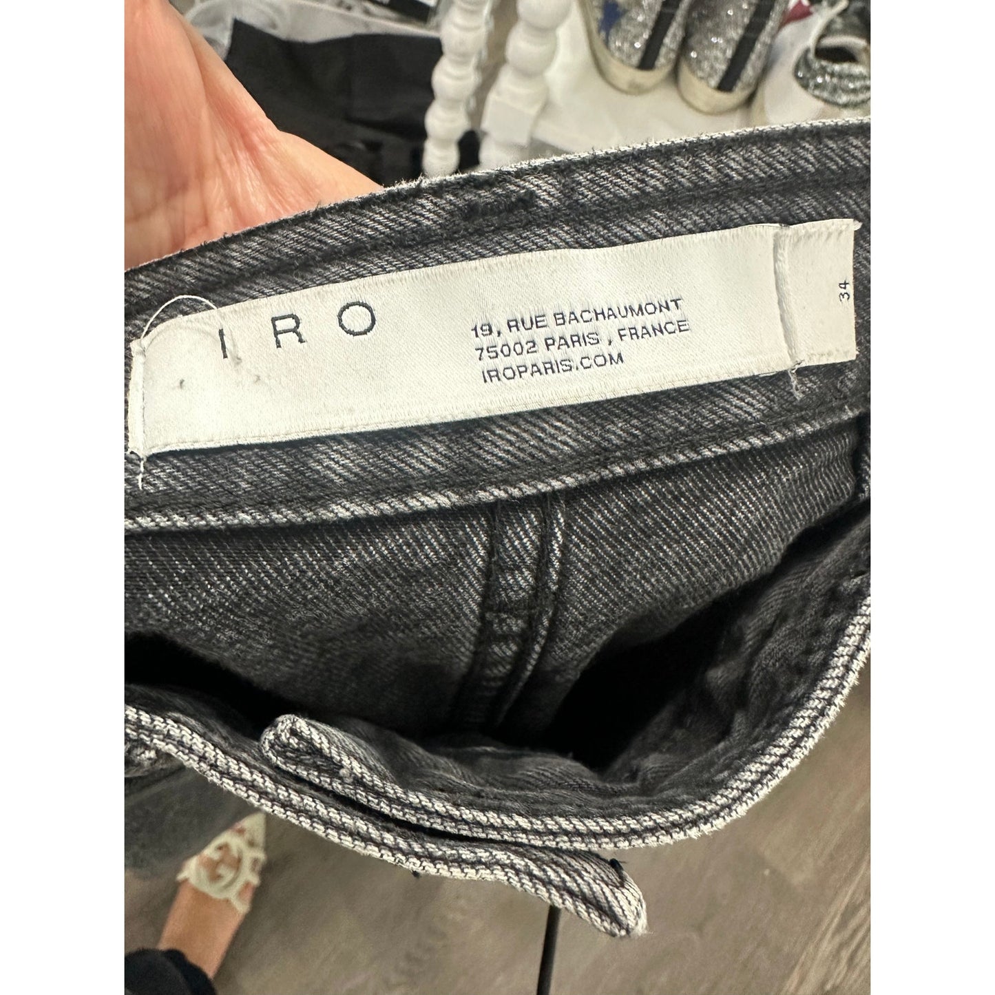 Iro Paris Cotton Denim Vangir Tapered Boyfriend Jeans