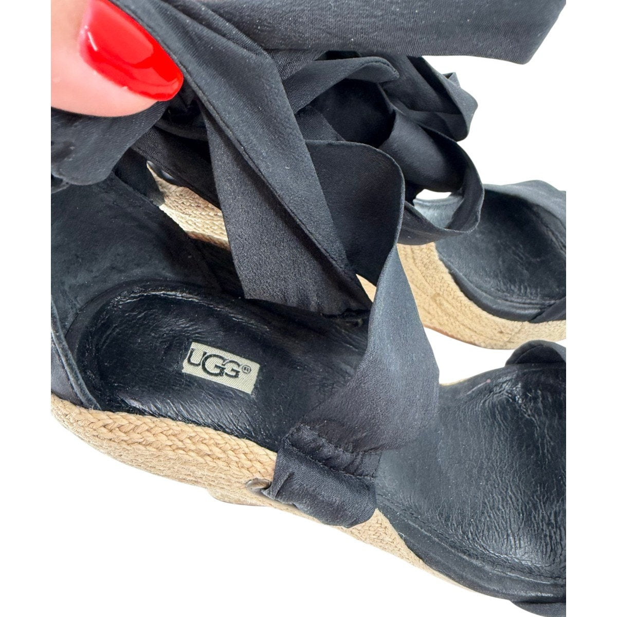 UGG Jules Strappy Platform Wedge Espadrille Sandal