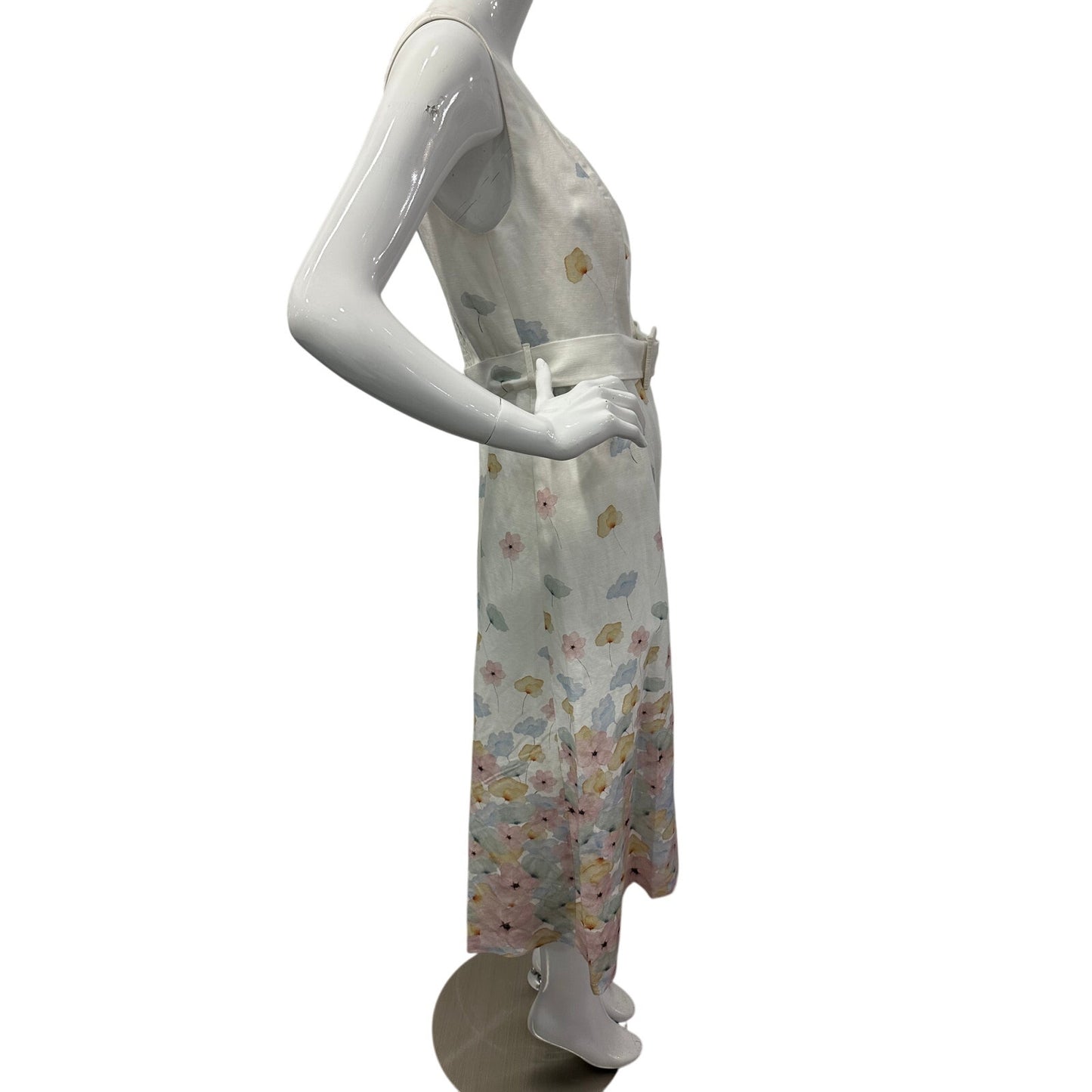 Sachin & Babi Bryce Floral Belted Midi Dress