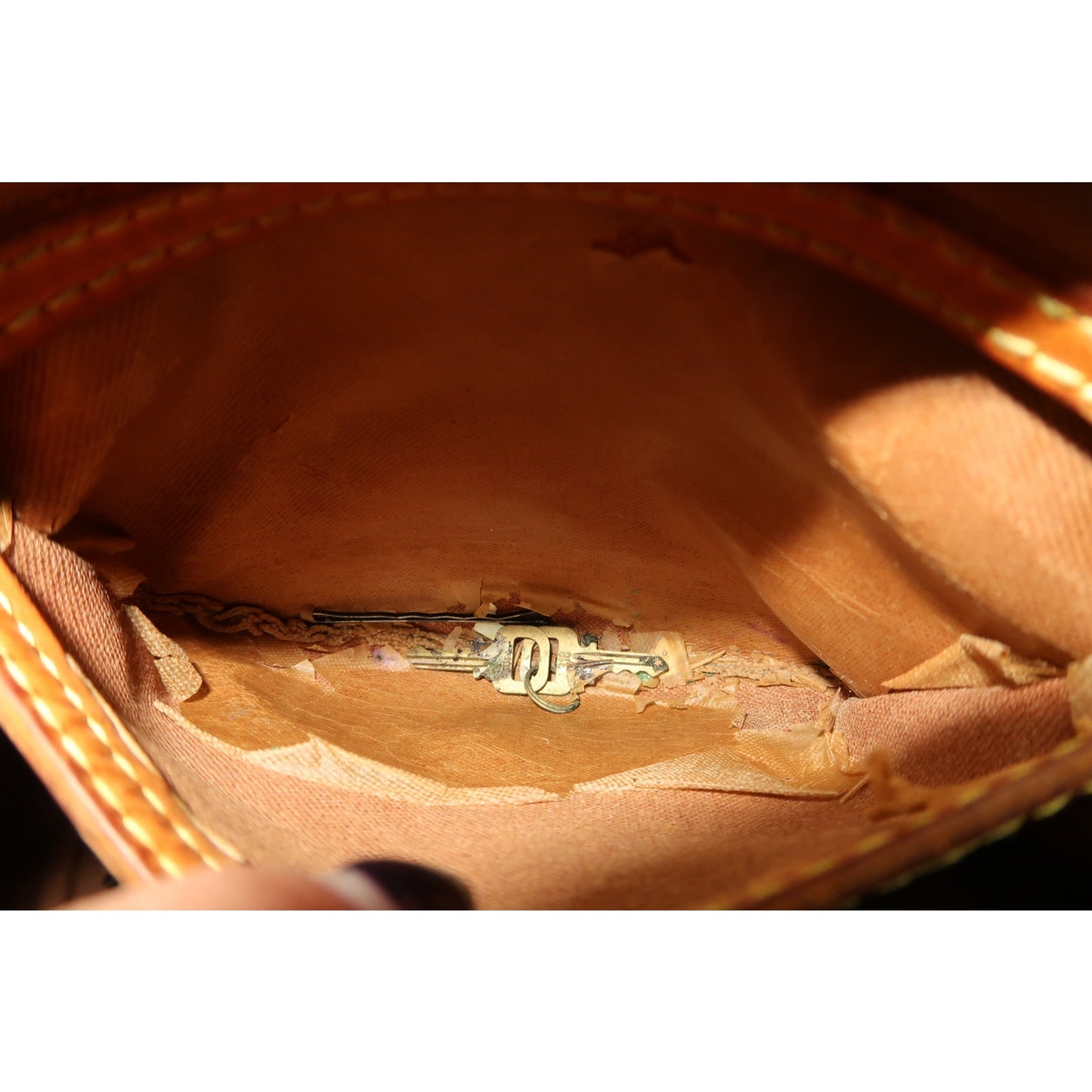 Vintage Louis Vuitton Leather Monogram Speedy Boston Hand Bag