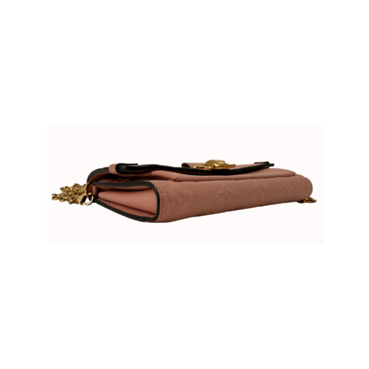 Louis Vuitton Vavin Chain Wallet Rose Poudre Monogram Empreinte Leather Bag