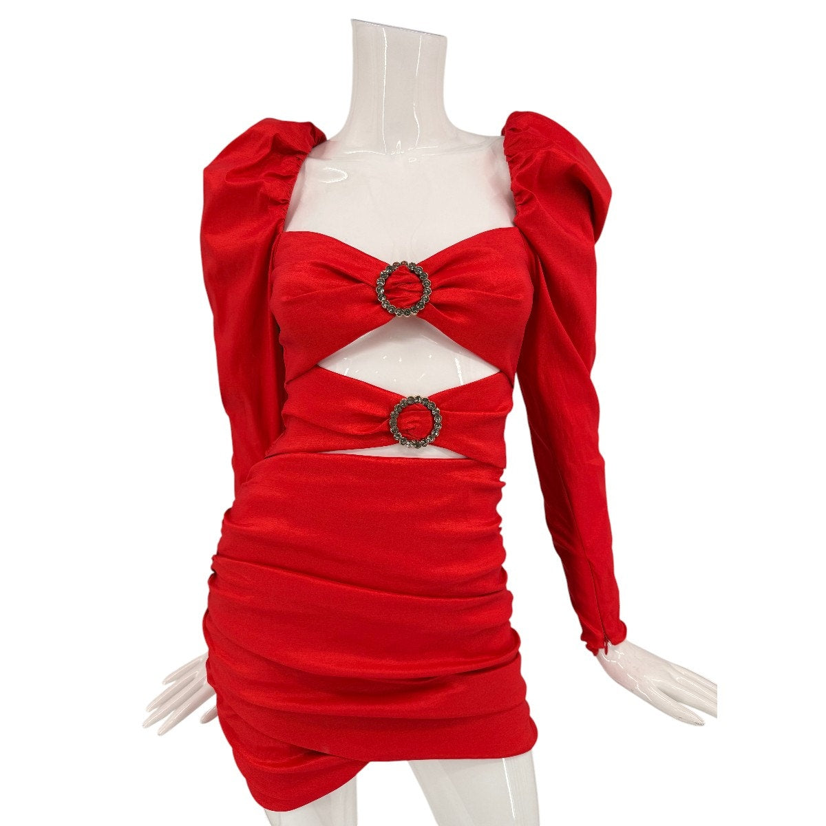 Lovers and Friends Jacqueline Ruched Cutout Mini Dress