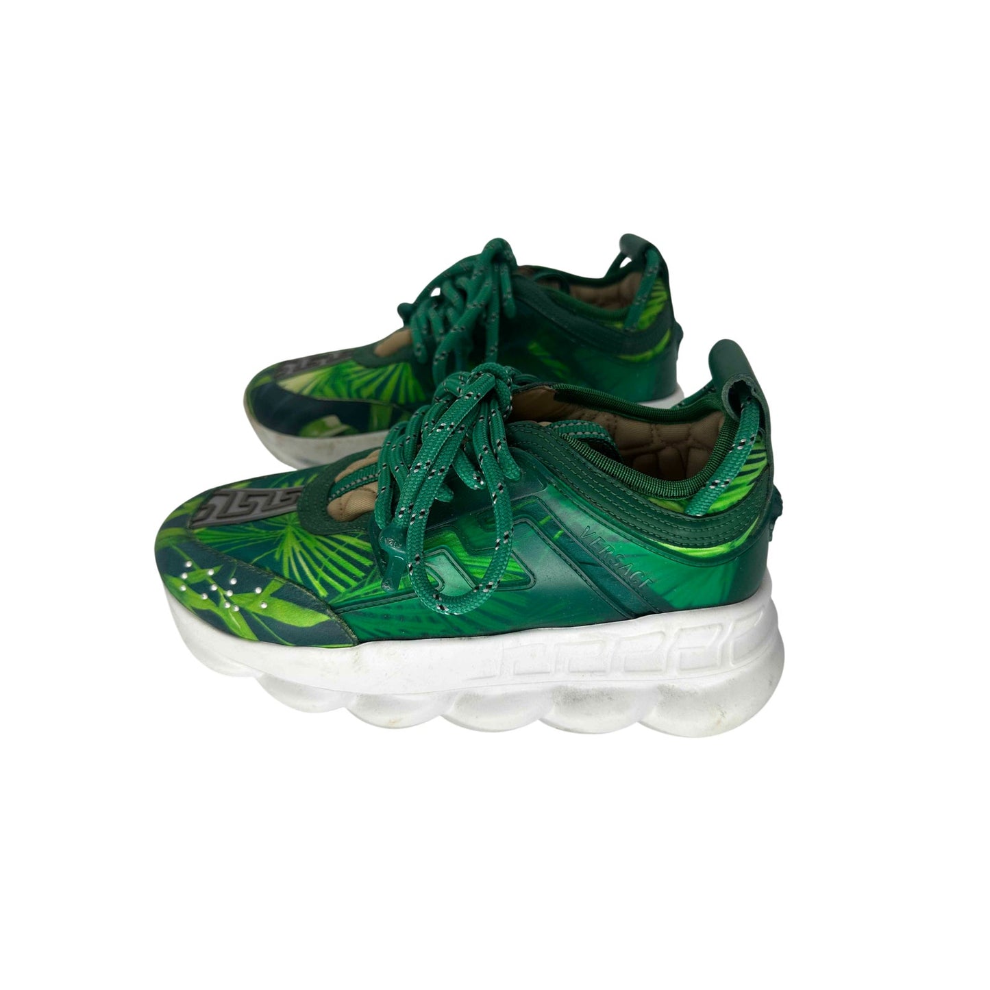 Versace Jungle Print Chain Reaction Chunky Trainers Sneakers