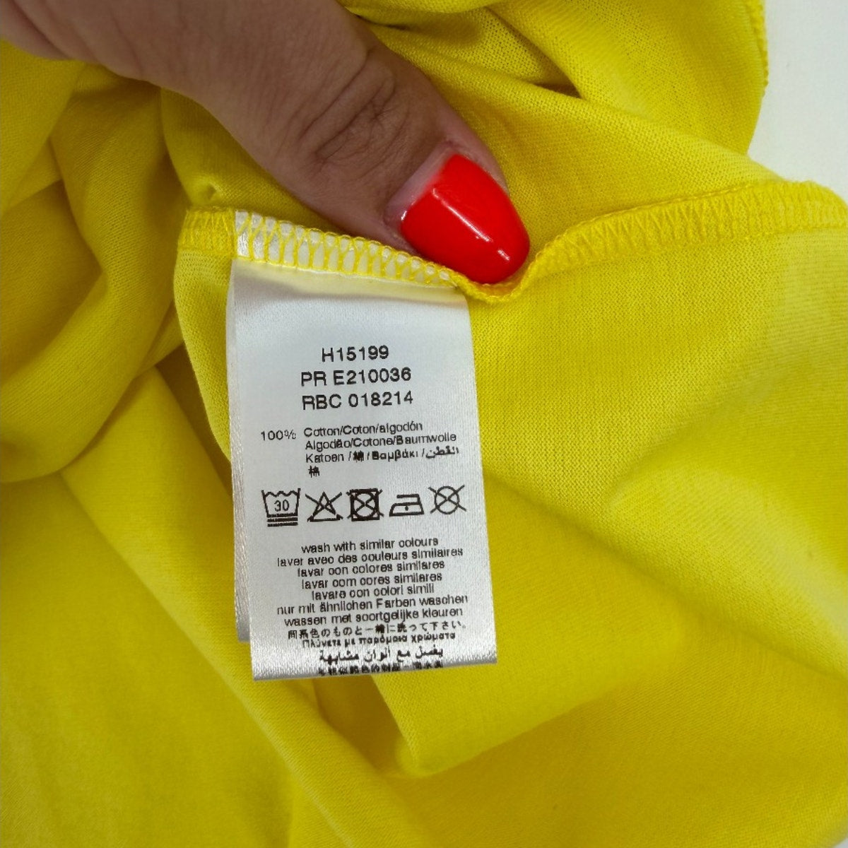 Givenchy Kids Yellow Logo Crew Neck Short Sleeve T-Shirt Cotton Size 12 NWT