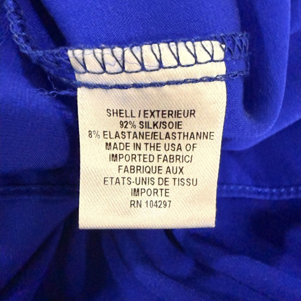 Milly Christy Stretch-Silk Off-the-Shoulder Mini Dress Cobalt Women's Size P