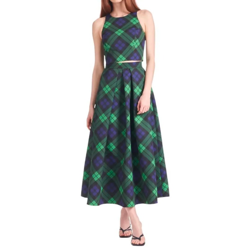 Sachin & Babi Tunic Lexie Top Leighton Maxi Skirt Set Neo Tartan