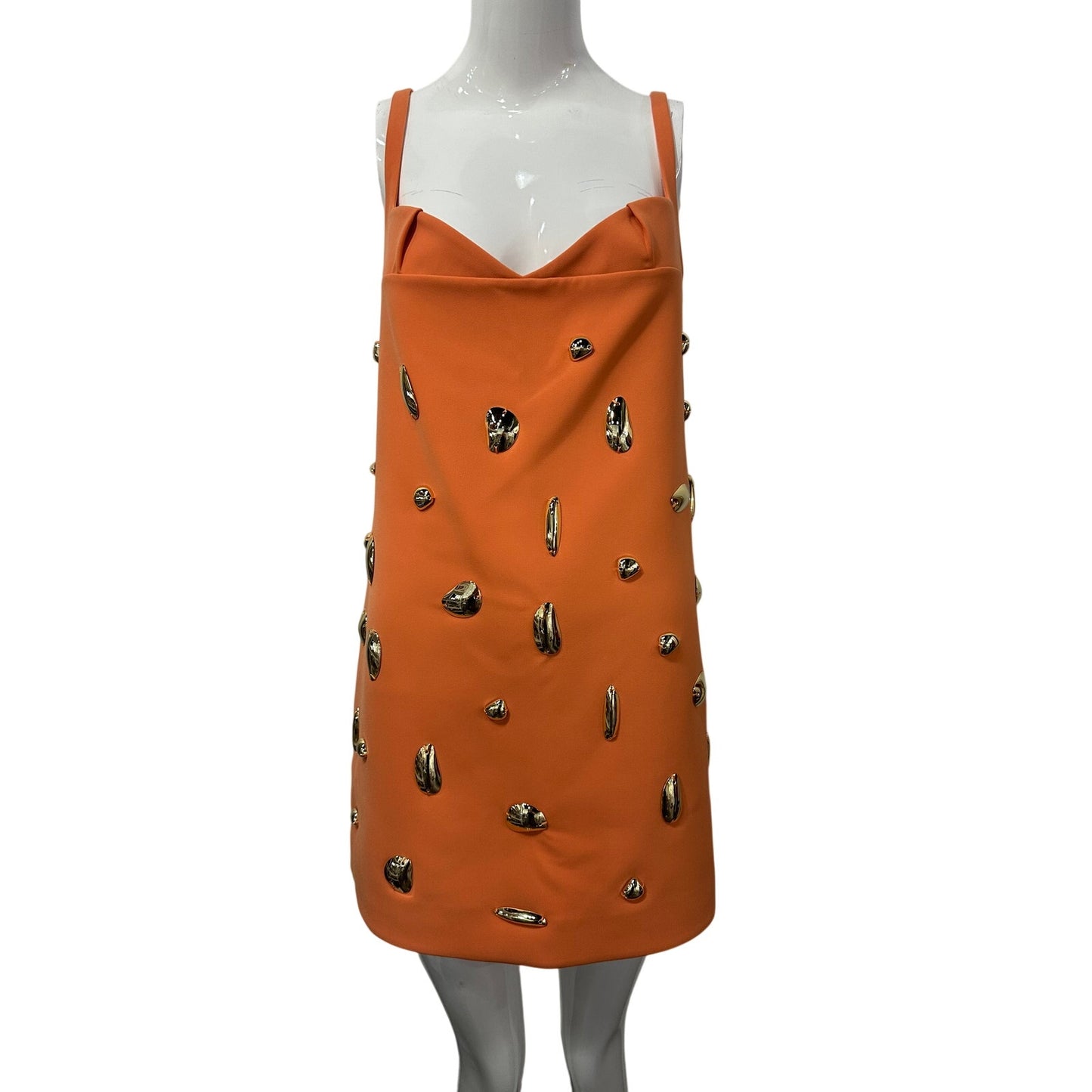 Alexis Larsen Gold Accent Sweetheart Mini Dress